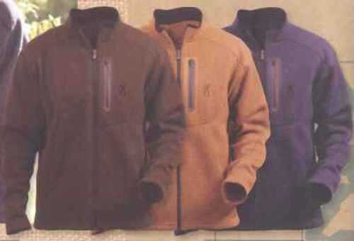 Browning Fleece Sweater Full Zip Chestnut Xxl
