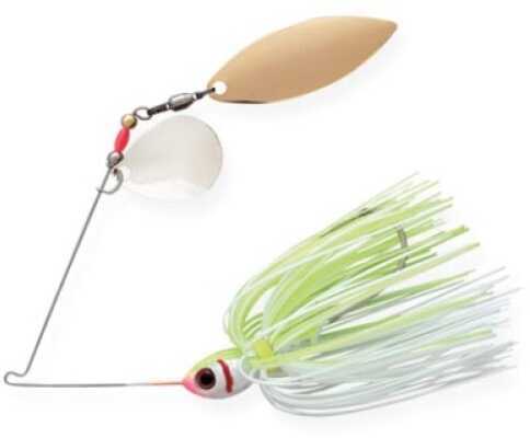 Booyah Tandem Spinnerbait 1/4Oz White/Chartreuse Md#: BYBT14616