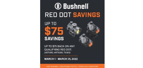 Image for news headline - Bushnell Red Dot Savings