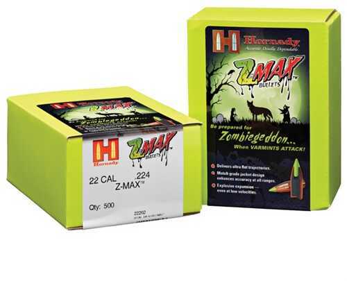 Hornady Z-Max Bullets 22 Caliber 40 Grain 500/Bx