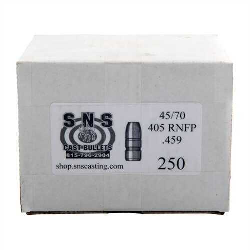 SNS Cast Bullet 45/70 .458 405 Grains RNFP 250 Bullets