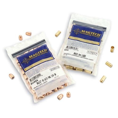 Magtech .38 Special Unprimed Pistol Brass 100 Count