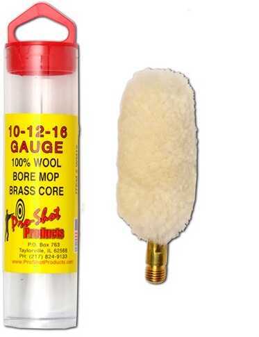 Pro-Shot Products Cotton Mop Fits 16/12/10 Gauge Tube MP12
