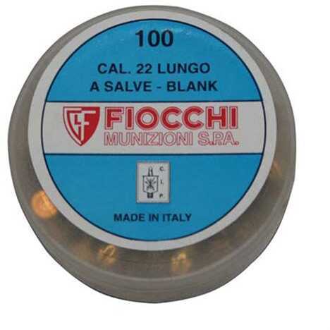 22 Long Rifle N/A Blank 100 Rounds Fiocchi Ammunition
