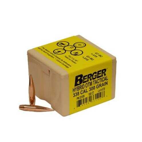 Berger Bullets Hybrid OTM Tactical 338 Cal 100 Count 300 Grain 33109