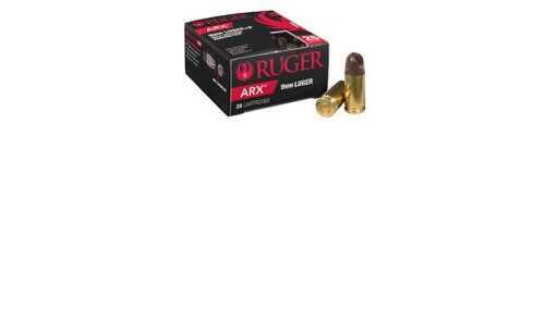 9mm Luger 74 Grain Full Metal Jacket 25 Rounds Ruger Ammunition