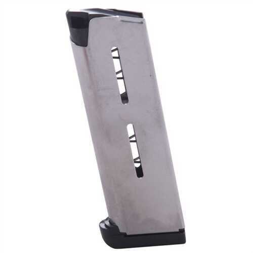 Wilson Combat Magazine For Officers Model/Compact 1911S .45 ACP - 7 Round - Standard .350" basepad - Stainless Aircraft