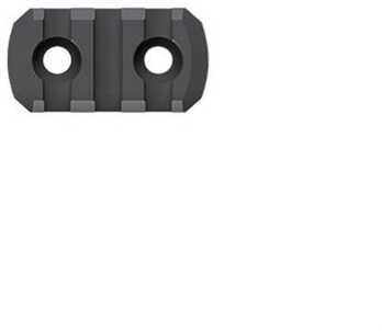 Magpul Mag589-Black M-Lok 3 Slot Polymer 1.6" Black Mount To Picatinny