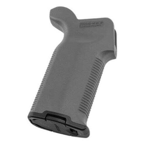 Magpul Mag532-Gry MOE K2+ Pistol Grip Textured Rubber Overmolded Polymer Gray