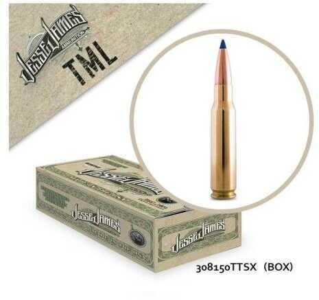 308 Win 150 Grain Barnes Tac-TX 20 Rounds Cascade Ammunition 308 Winchester