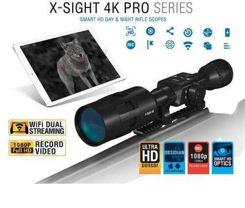 ATN DGWSXS3114Kp X-Sight 4K Pro Smart HD Optics Gen 3-14X 460 ft @ 1000 yds FOV