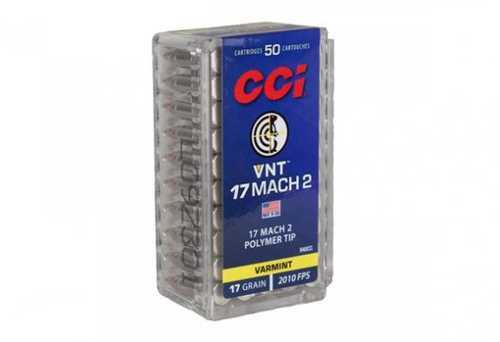CCI Varmint VNT 17 HM2 17 gr Polymer Tip Ammo 50 Round Box