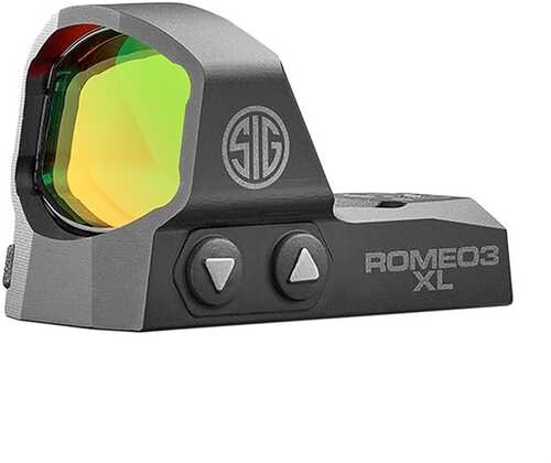 Sig Sauer Electro-Optics SOR31004 Romo3Xl With Picatinny Rail 1X 35mm Obj 3 MOA Red Dot Black Cr2032 (1)