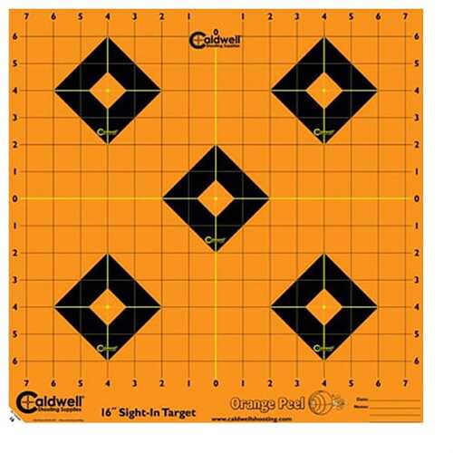 Caldwell Sight-In Target 16" Orange/Black 5-Pack