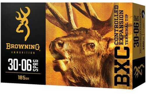 30-06 Springfield 185 Grain Ballistic Tip 20 Rounds Browning Ammunition