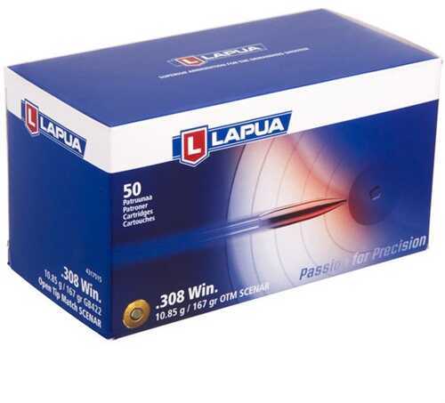 308 Win 185 Grain Hollow Point 50 Rounds Lapua Ammunition 308 Winchester