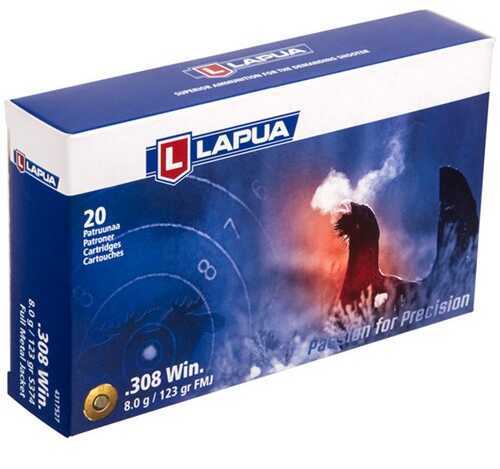 308 Win 185 Grain Full Metal Jacket 20 Rounds Lapua Ammunition 308 Winchester