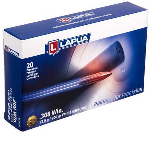 308 Win 200 Grain Full Metal Jacket Rounds Lapua Ammunition Winchester