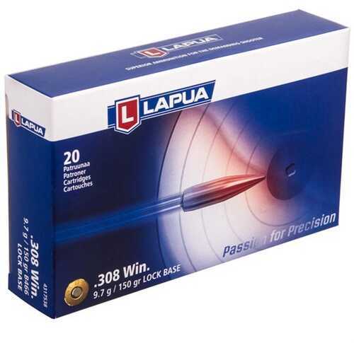 308 Win 170 Grain Full Metal Jacket 20 Rounds Lapua Ammunition 308 Winchester