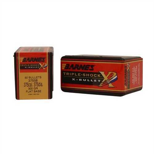Barnes 375 Caliber TSX 300 Grains Copper Bullets 50/Box