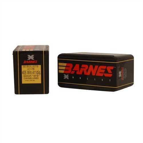 Barnes Bullet .411 dia 300 Grains X-Flat Base Cannelured Bullets