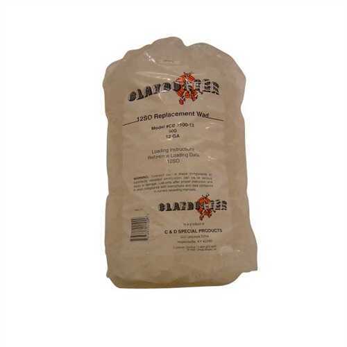 Claybuster Replacement Federal Style Wads for 12SO 12 Gauge 500 Count