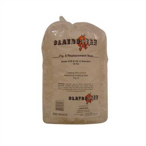 Clay Buster REPLACES Rem Fig.8 Wads 500Pk.