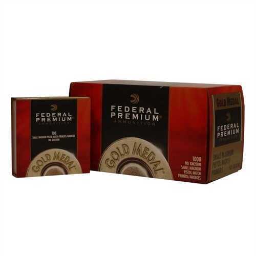 Federal Premium Gold Medal Pistol Primers Small Mag 1000 ct. HAZ Model: GM200M