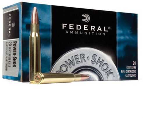 Federal Power-Shok Rifle Ammunition 7mm-08 Rem 150 Gr SP 2650 Fps - 20/Box