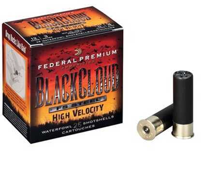 12 Gauge 3" Steel #4  1-1/8 oz 25 Rounds Federal Shotgun Ammunition