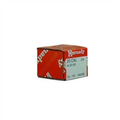 Hornady 20 Caliber .204 45 Grain SP
