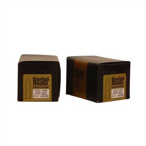 Nosler 416 Caliber 400 Grains SP Part .416" 50/Box Bullets