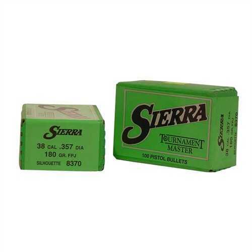 Sierra Bullet .38 .357 180 Grains FPJ Match