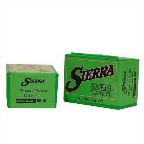 Sierra Sports Master Bullets 41 Caliber 170 Grain Jacketed Hollow Cavity 100/Box Md: 8500