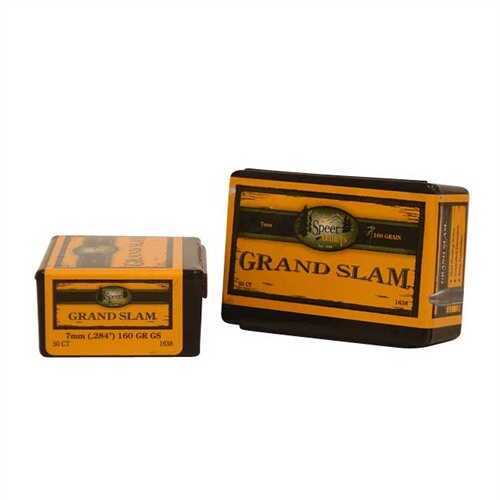 Speer 7MM 160 Grain Grand Slam Protected Point Bullets 50/Box Md: 1638