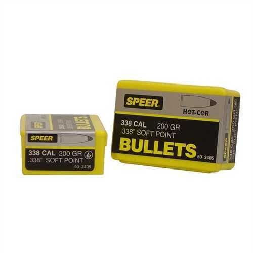 Speer Bullet 338 Caliber 200 Grains SP .338" 50/Box