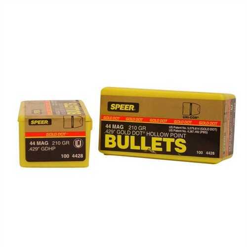 Speer Bullet 44 Caliber 210 Grains GDHP
