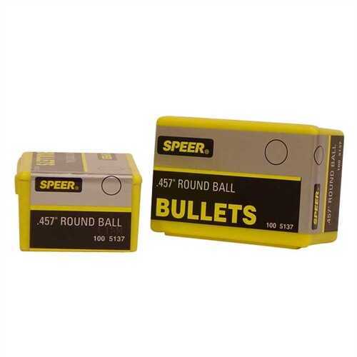Speer Round Lead Balls 45 Caliber 144 Grain 100/Pack Md: 5137
