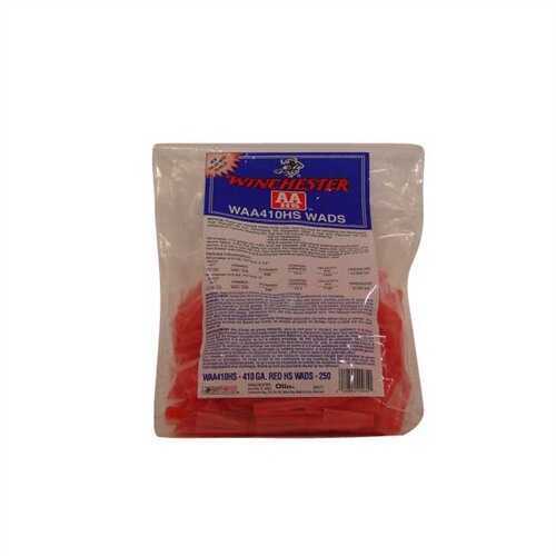 Winchester Wads 410 Gauge 1/2 Oz Red 250/CaseMd: WAA410Hs