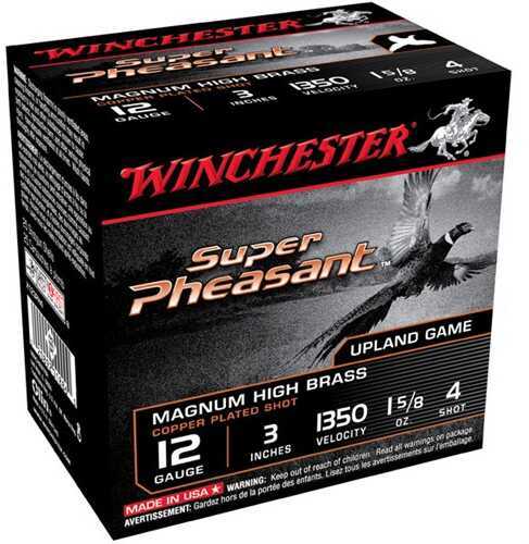 12 Gauge 3" Lead #4  1-5/8 oz 25 Rounds Winchester Shotgun Ammunition