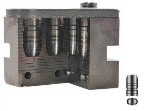 Lyman 2-Cavity Bullet Mold For 45 Caliber (452 Diameter) 325 Grain Flat Nose Gas Check Bullets Md: LY2660651