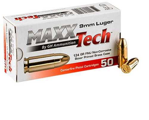 MAXXTECH 9MM Luger Handgun Ammo