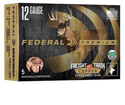 Freight Train Copper Sabot Slug 12 Gauge Shotgun Ammo