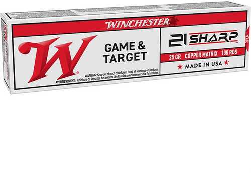 USA White Box 21 Sharp Lead Free Rimfire Ammo