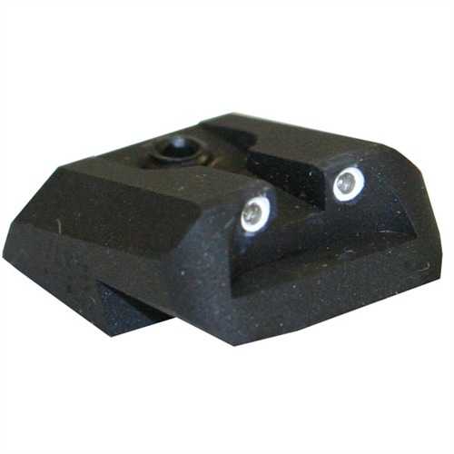 Novak Browning Hi-Power Rear Sights Tritium Lm Brwn Hp 2-Dot, Frt St .190"-.205", Rr Bld .700"X.27 Model: LMBHP03