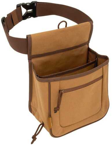 Rival Double Compartment Shell Bag Tan Canvas-img-0