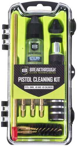 Breakthrough Clean Technologies Vision Series Handgun Cleaning Kit .357/.38/.40/.44/.45 Cal