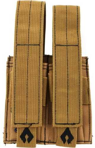 Advance Warrior Solutions Pistol Double Mag Pouch Tan