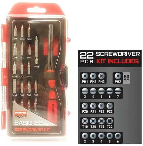 Birchwood Casey Basic Screwdriver Set -22/ct