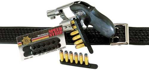 Bianchi Model 585 Speed Strips 38 Special And 357 Magnum Black